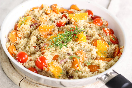 Dish full of Couscous Salad