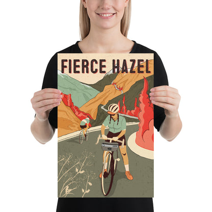 Fierce Hazel True Grit Handlebar Bag Poster