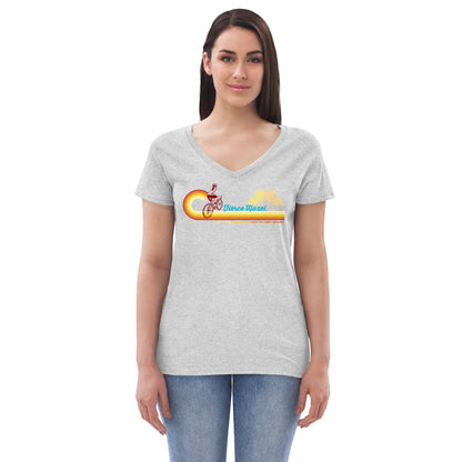 Fierce Hazel Women’s Recycled V-neck T-shirt - 3 Colors