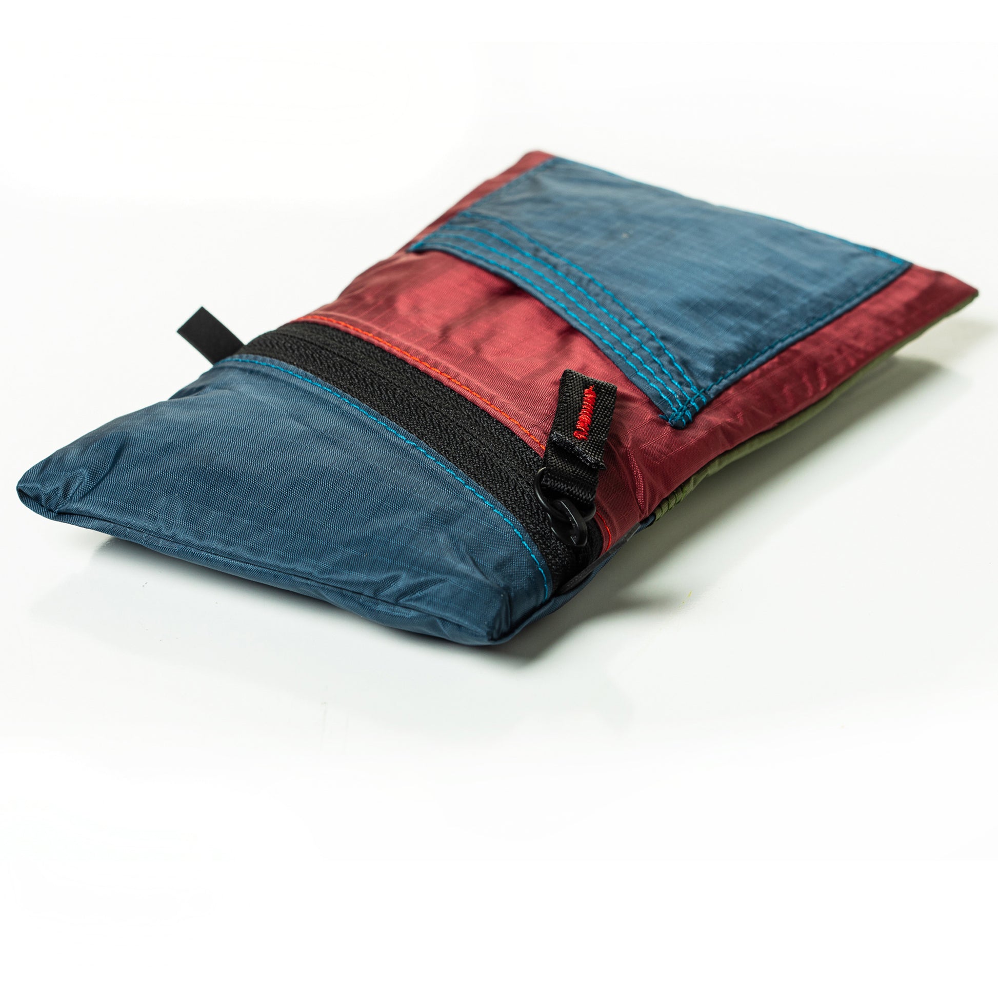 Recycled Banner Zippered Pouch — Crossroads Continuum