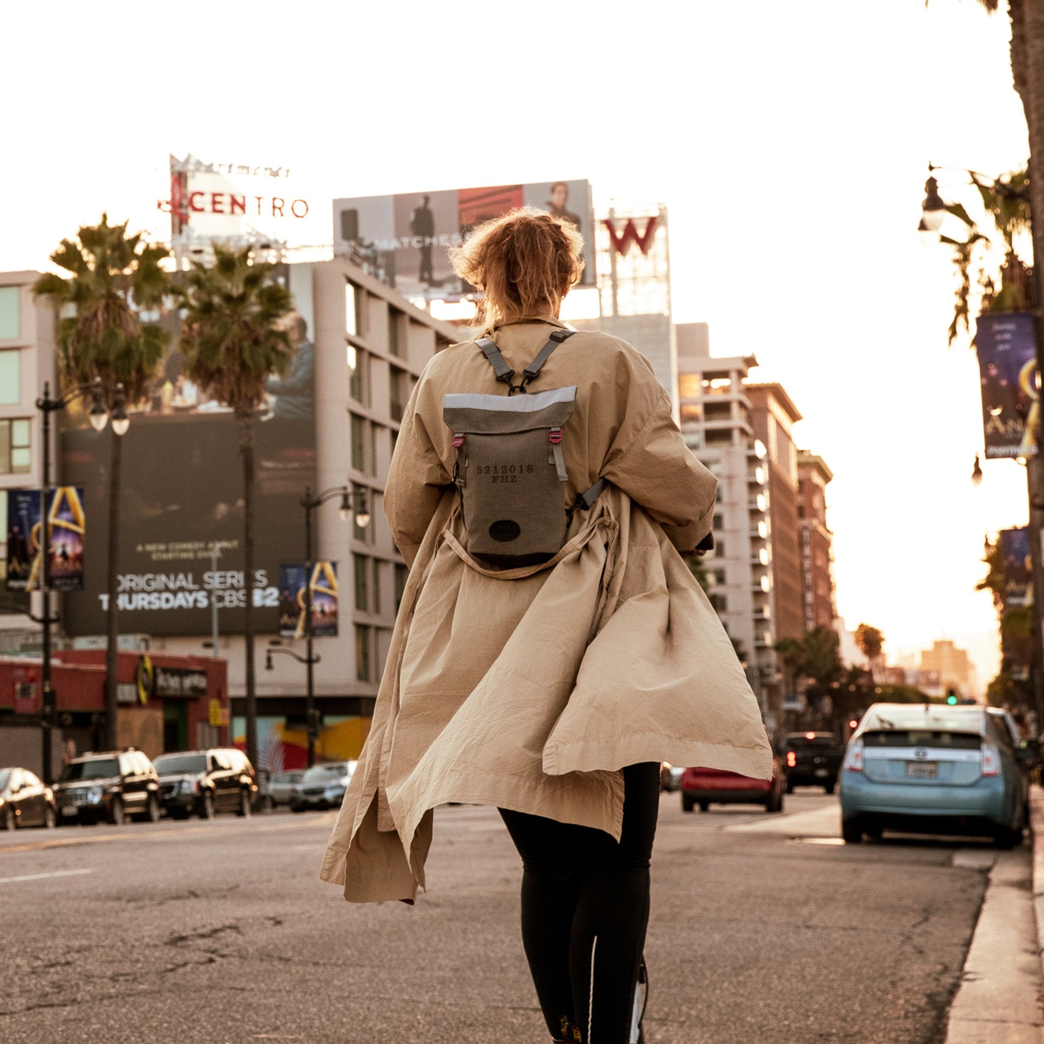 City store street backpack